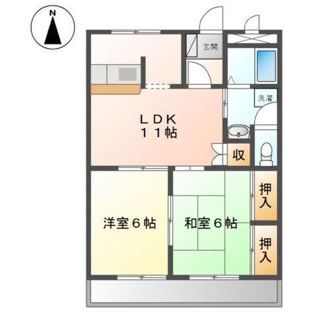 ハイムサンシャインの物件間取画像